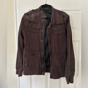 MG Black Label Dark Brown Military Jacket